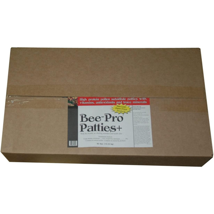 Mann Lake FD355 Bee Pro Patties with Pro Health, 40Pound